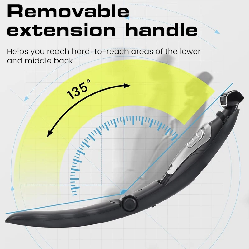 Rücken rasierer für Männer Körperpflege geräte Rücken rasierer für Männer Langer Griff, abnehmbarer Verlängerung griff Männer mit Rücken befestigung