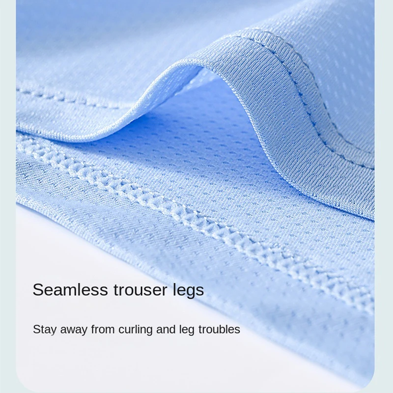 الرجال الملاكمين ملابس داخلية للرجال 3A مضاد للجراثيم السروال الجليد الحرير الرجال سراويل بوكسر تنفس مطاطا الذكور سراويل حجم كبير L-6XL