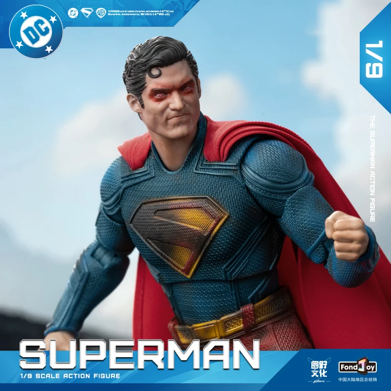 

New FondJoy DC Battle Damaged Superman DC 1/9 scale Action Figure Collectible Model Super Hero Display Toy Gift for Boys
