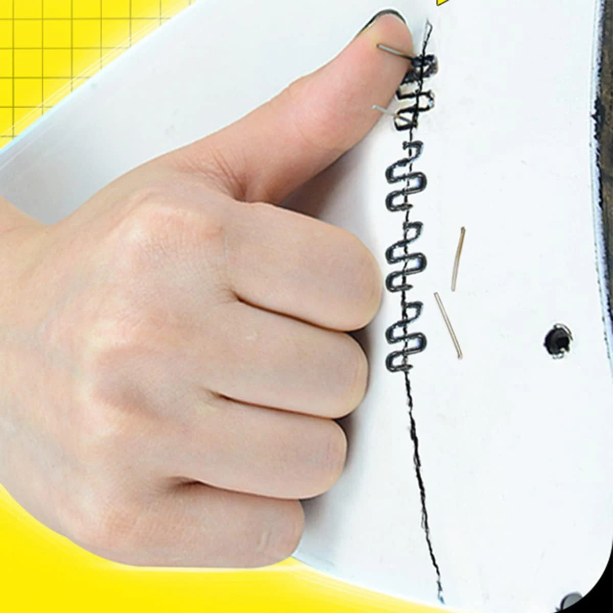 1200 قطعة طقم لحام البلاستيك الوفير لحام الوفير إصلاح الحديد ستابلز S موجة ستابلز البلاستيك الساخن لحام الحرارة بندقية دباسة أدوات