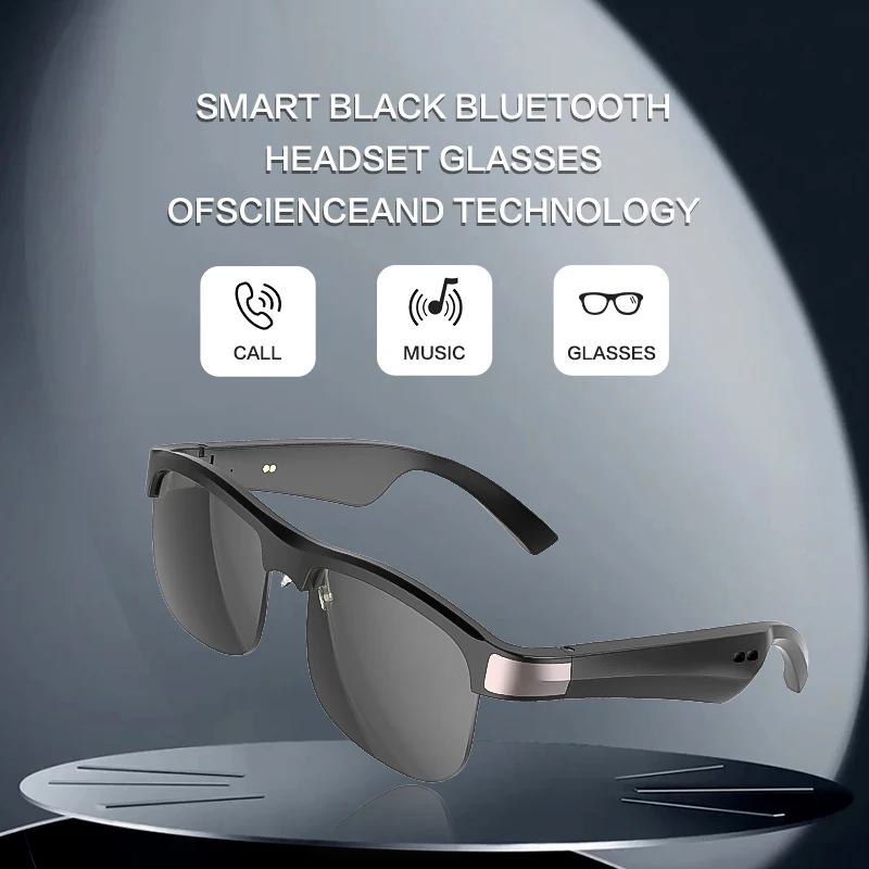 

E13 Bluetooth Smart Glasses With Automatic Adjustment Wireless Bluetooth Headset Anti Blue Light Sunglasses Man Woman Waterproof