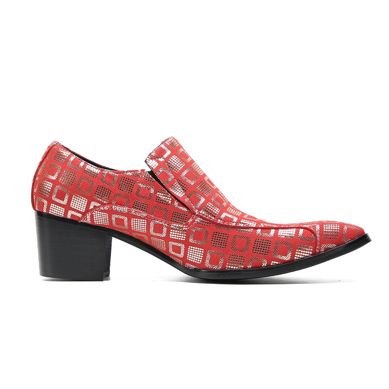 Herren-Slipper im italienischen Stil mit Krokodilmuster, hoher Absatzhöhe, aus echtem Leder, luxuriöse, formelle Schuhe für Geschäftstermine und festliche Anlässe. – Detail 16
