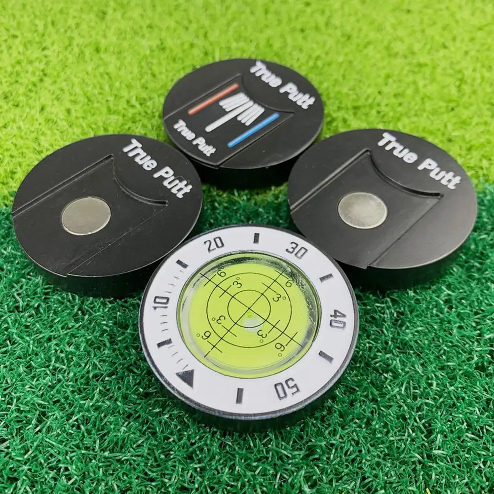 Putt-Herramienta de lectura verde de Golf, ayuda de nivel de alta precisión, Ayuda de entrenamiento de Putting, marcador de bola, Ayuda de entrenamiento