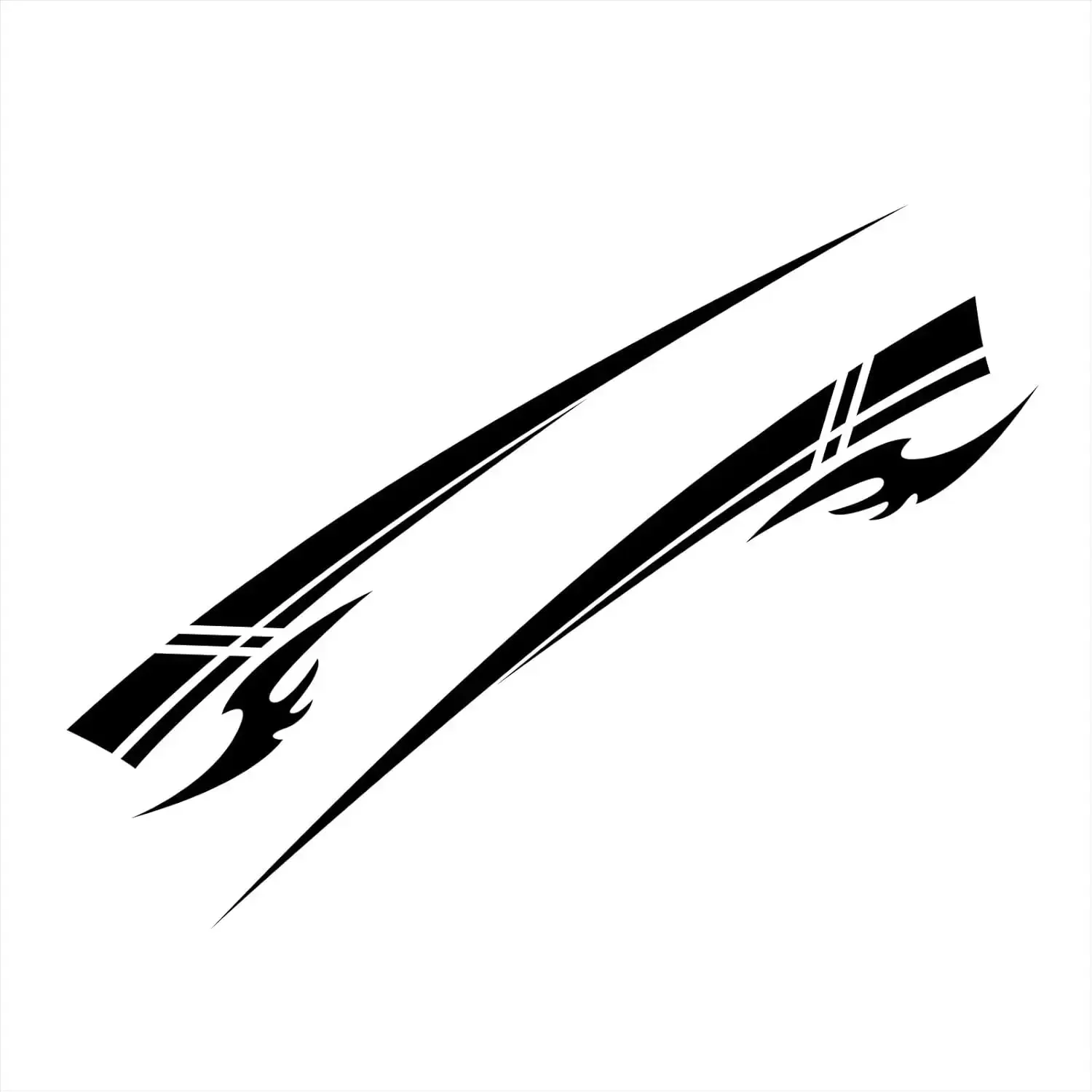

Racing Stripes Car Sticker DIY Styling Decorative Stripes Door Sides Hood Vinyl Decal for Car SUV Truck Waterproof Accessories