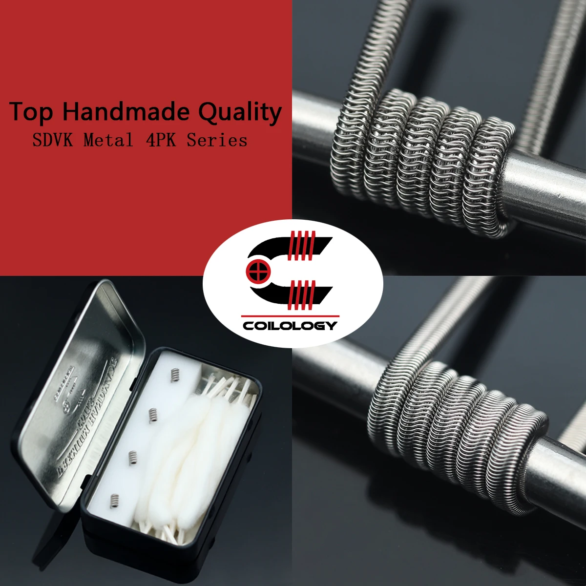 

4PK Sandvik Metal Series Alien/Fralien/SFC Highend Handmade Coil