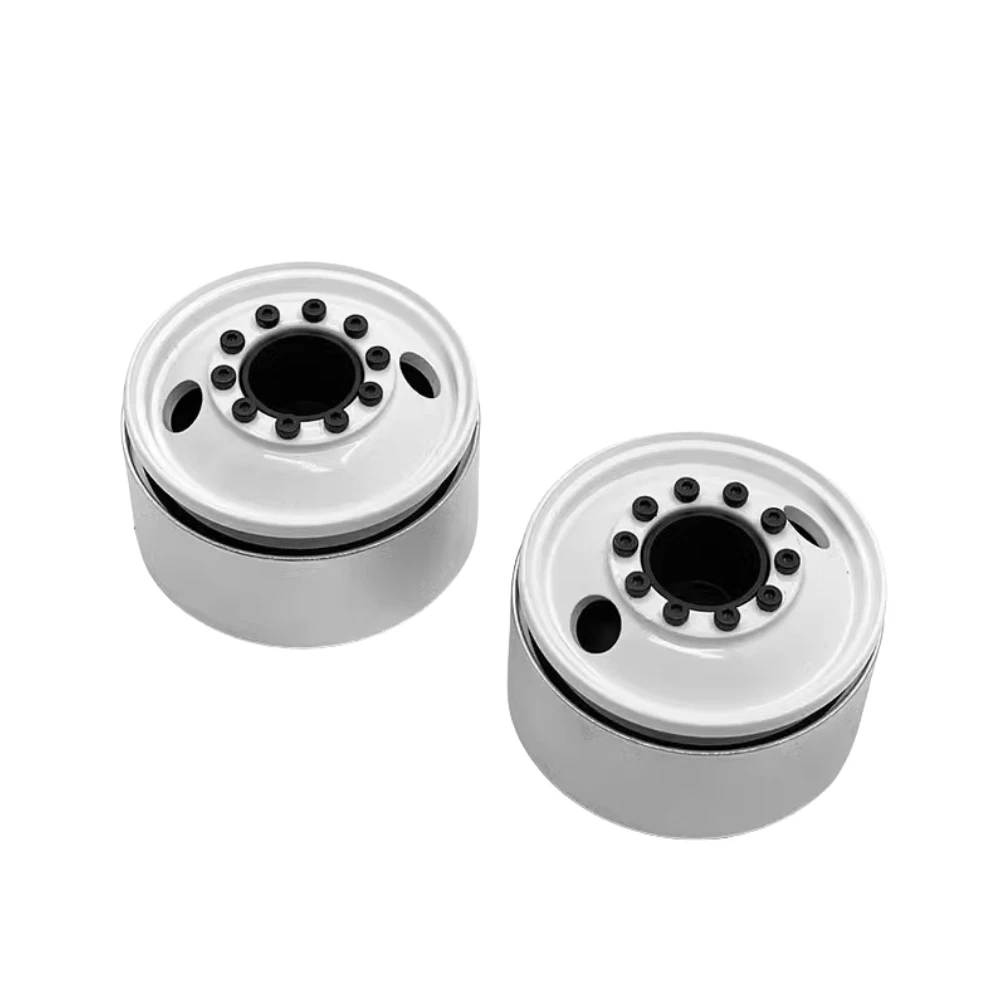 Scale 1/10 1.9 inch Diesel Beadlock Crawler Wheels for Traxxas trx6 Ultimate RC Hauler 1 10 RC Truck