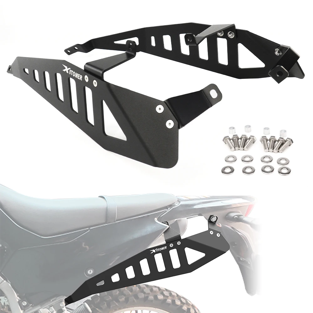 For Kawasaki KLX230 2019-2025 KLX230S /SM /DF/Sherpa S Motorcycle Side carrier Luggage Racks Saddlebag Support Bar Mount Bracket