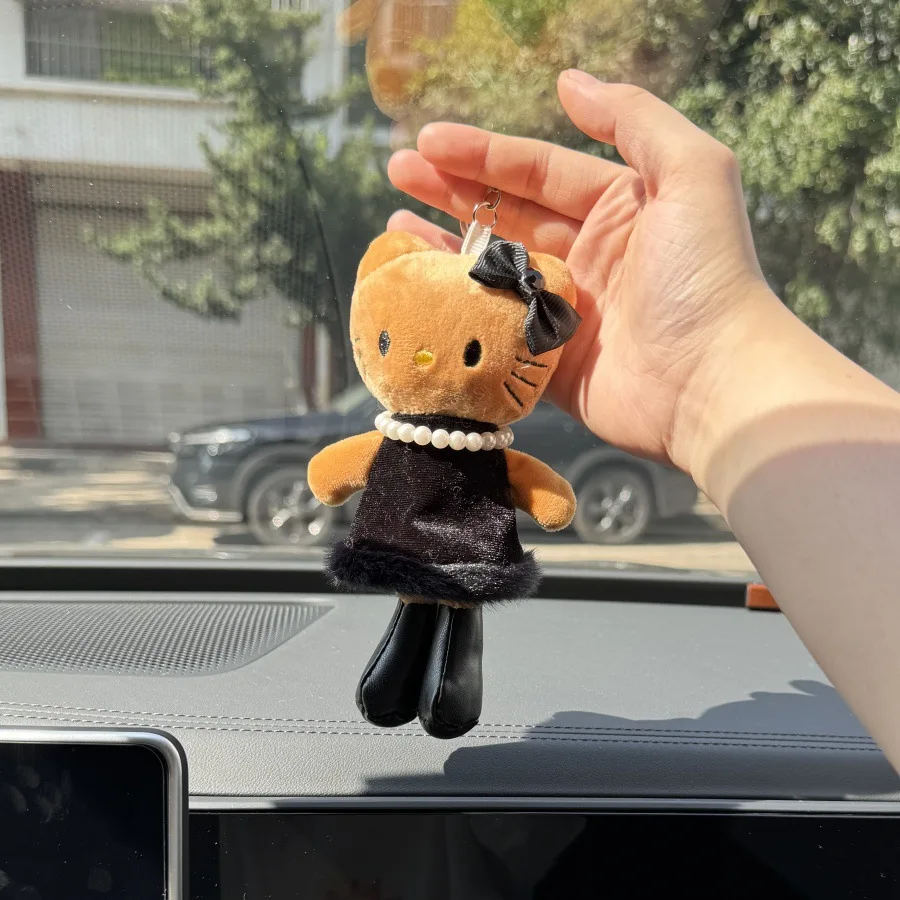 Cartoon For Kt Plush Keychain Bag Accessory Cute Girl Christmas Gift Doll Bag Charm Keychain Doll Toy