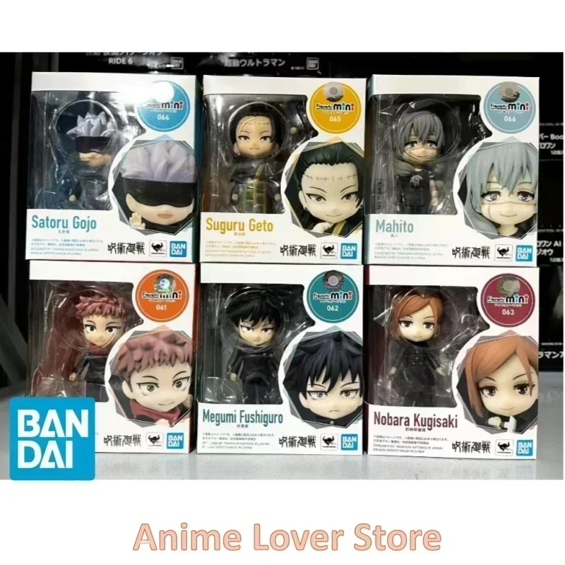 

In Stock Bandai Original Figuarts Mini Jujutsu Kaisen Gojo Satoru Mahito Getou Suguru Itadori Fushiguro Anime Figures Toys