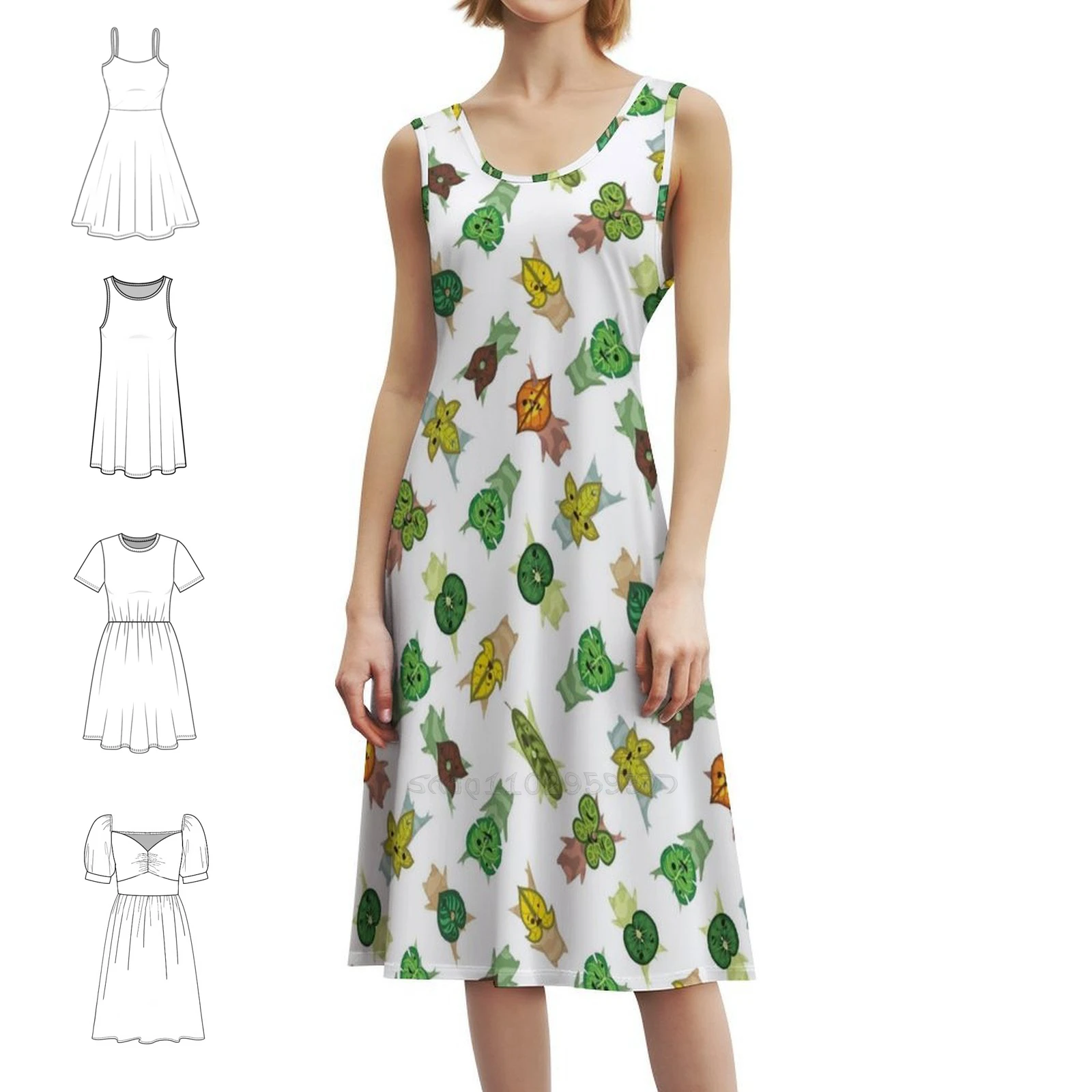 فستان كوروك مثير للإجازات للنساء على الشاطئ وحفلات أعياد الميلاد فستان قصير كوروك لطيف بوب لينك دموع الفستان #1