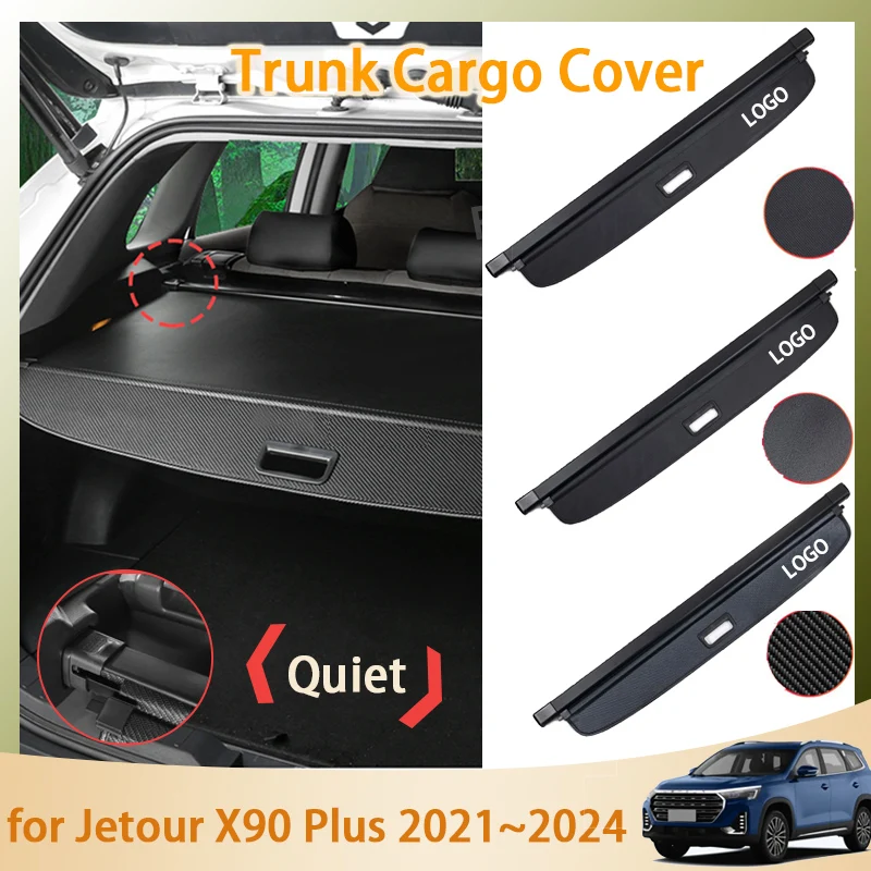 

Trunk Cargo Mat For Chery Jetour X90 Plus X90Plus 2024 2023 2022 2021 2020 2019 Accessorie Rear Curtain Retractable Anti-peeping