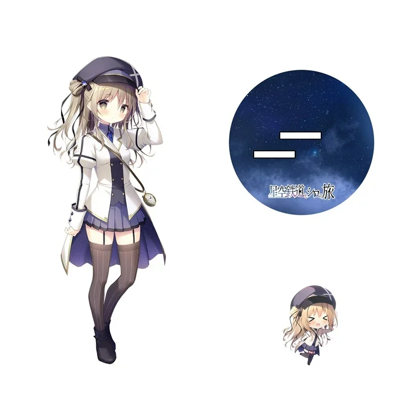 Game The Starry Sky Train and Shiro's Journey Anime Noir Karuha Neri Acrylic Stand Model Figure Cosplay Plate Keychain Gift