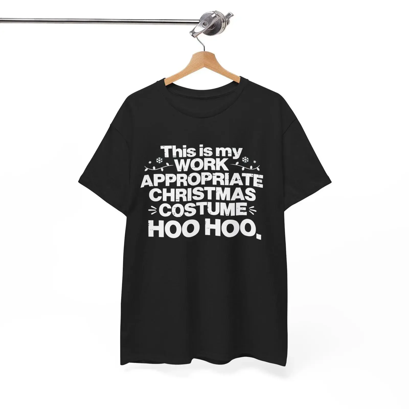 Funny Christmas Costume T Shirt Work Appropriate Xmas Party vintage Washed Breathable Soft Stretched streetwear