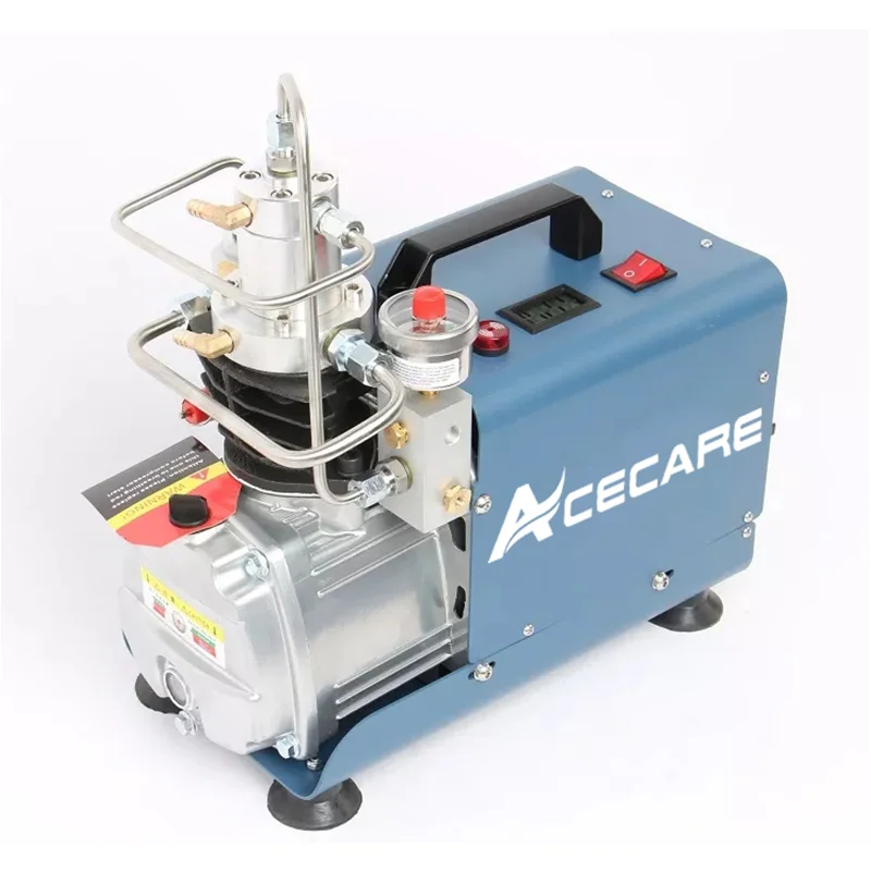 Le vendite dirette di Acecare impostano la versione a pressione del compressore Mini 30Mpa 220V/50HZ compressore d'aria leggero