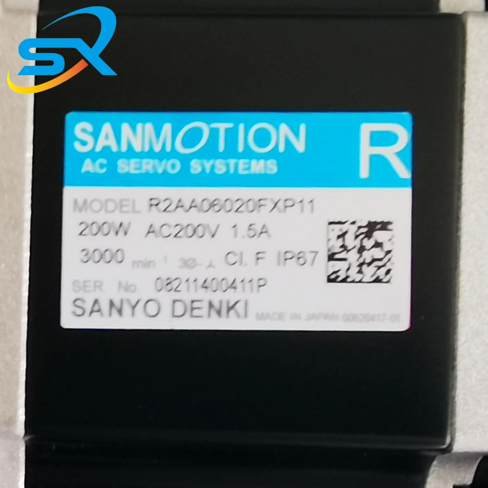 고품질 SANYO AC 서보 모터 R2AA08020FXP11 200w 양호한 상태로 작동 중 주문 전 상담 바랍니다