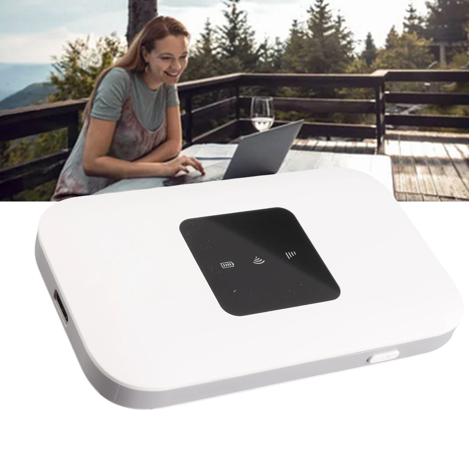 4G LTE Mobile WiFi 150Mbps Mobile WiFi Router Supports 10 Users Compact Long Battery Life Professional for Travel for Business