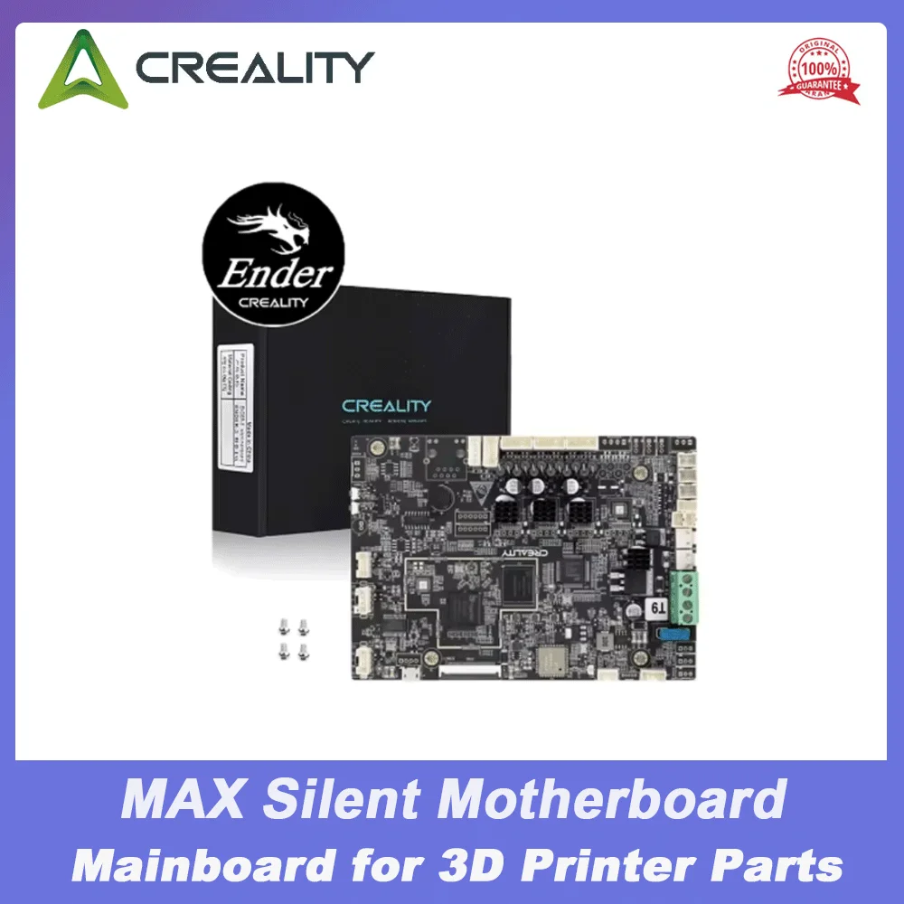 

Creality Original K1/K1 MAX Silent Motherboard Upgraded CR4CU220812S12 32Bit TMC2209 X2000E Mainboard for 3D Printer Parts