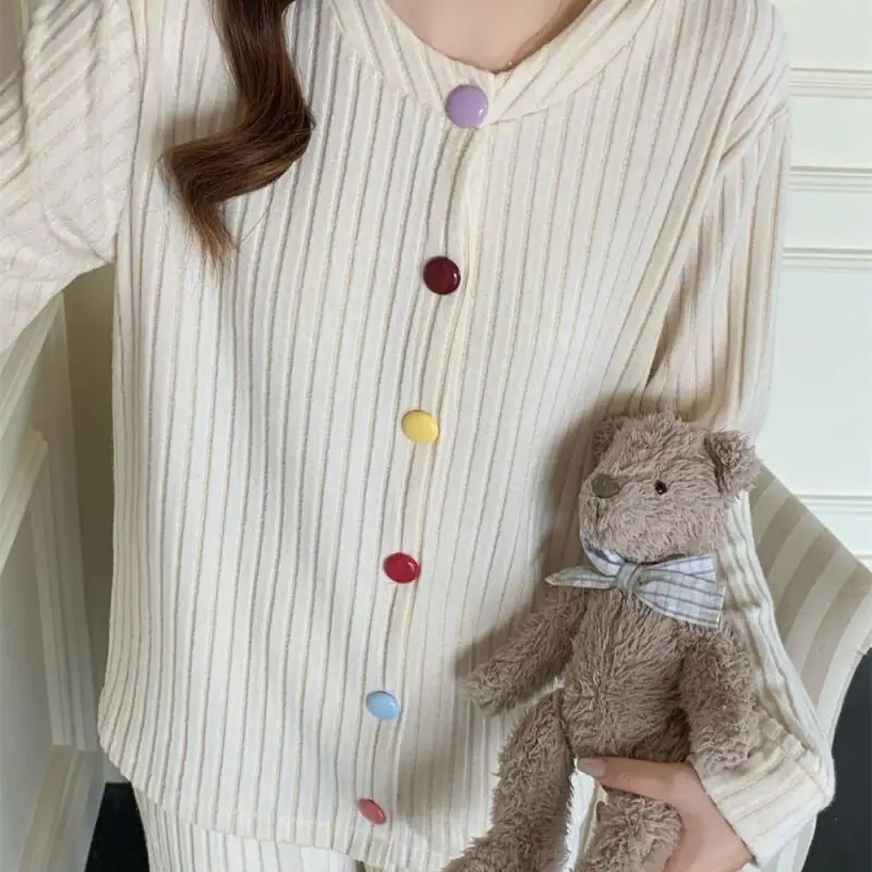 حار موضة Homewear بيجامة مجموعة بيجامة شتاء دافئ ملابس خاصة قبعة بنيت عيد الميلاد منامة امرأة غرفة ارتداء السيدات الإناث Pjs مجموعة #1