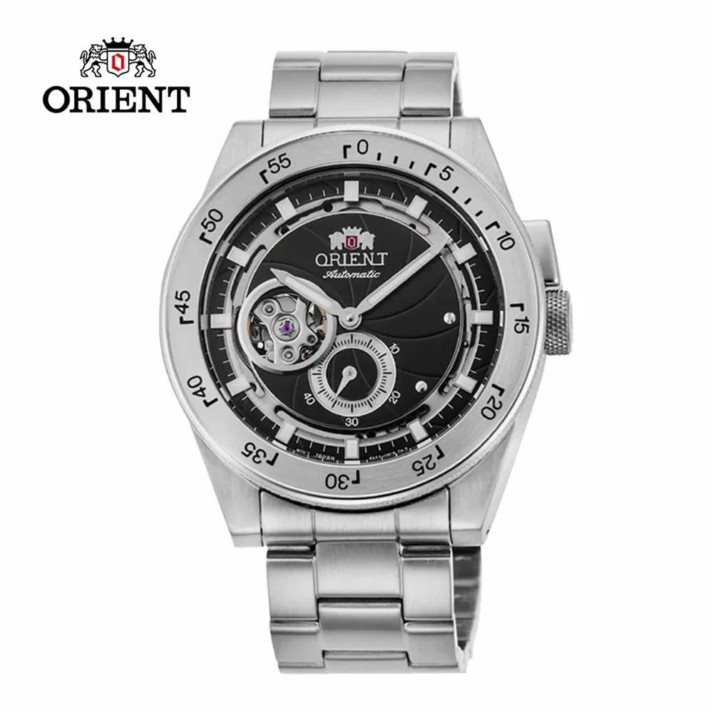 

Orient Японские оригинальные мужские часы Автоматические механические часы Водонепроницаемые спортивные часы из нержавеющей стали RA-AR0201B10B