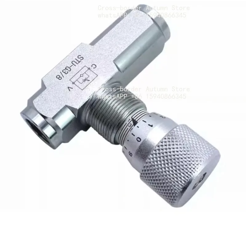 Flow Control STU Hydraulic Throttle One-way STU-G1/4 STU-G3/8 STU-G1/2 STU-G3/4 STU-G1 1PC