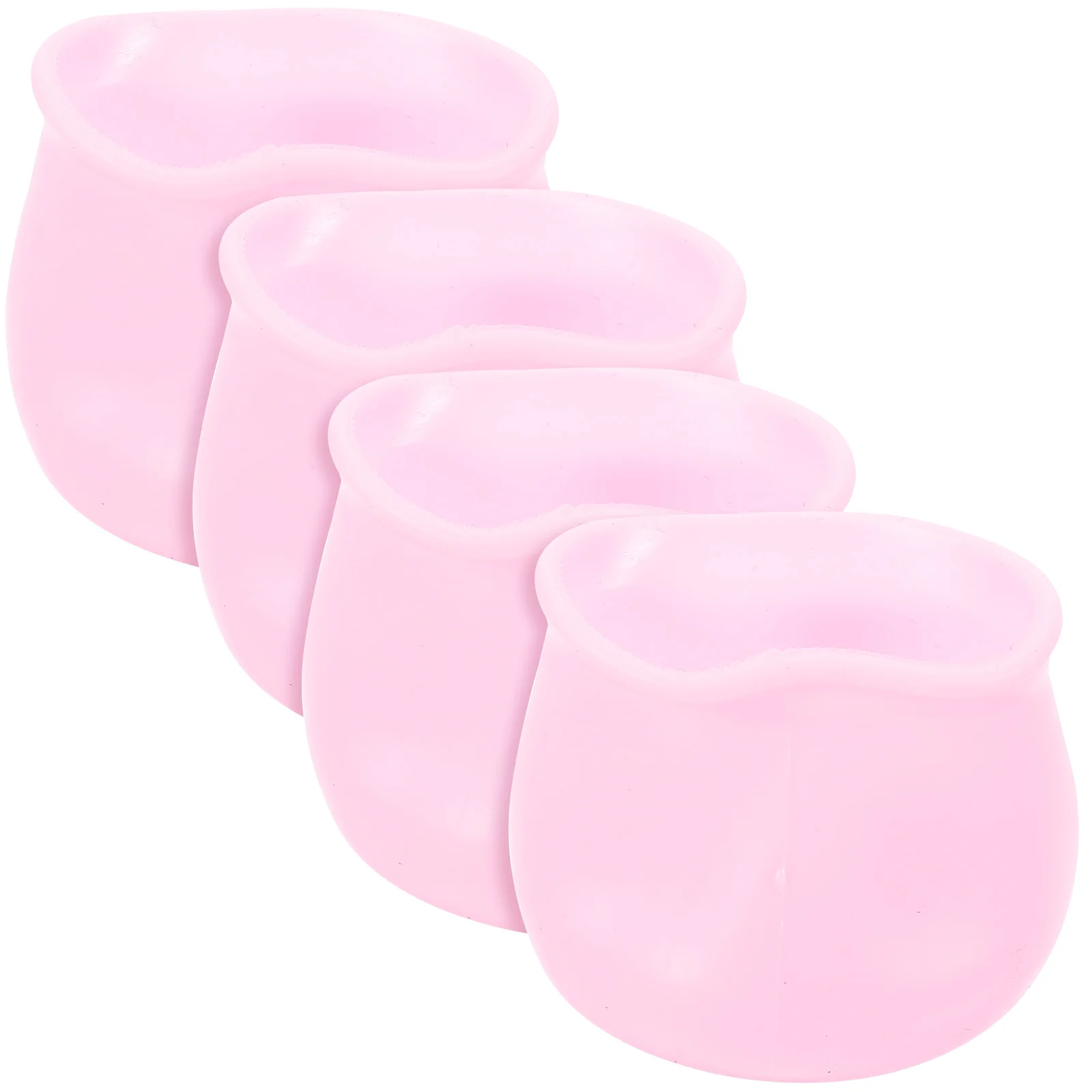 4 Uds patas de mesa triángulo debajo del gabinete luces pegatina de escalera fundas de sillas de silicona