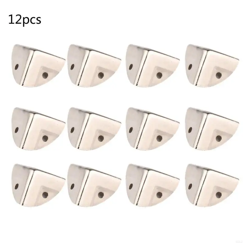 

MOLF 12 Pieces Cabinet Box Corner Protector Wooden for Case Cover Furniture Deco