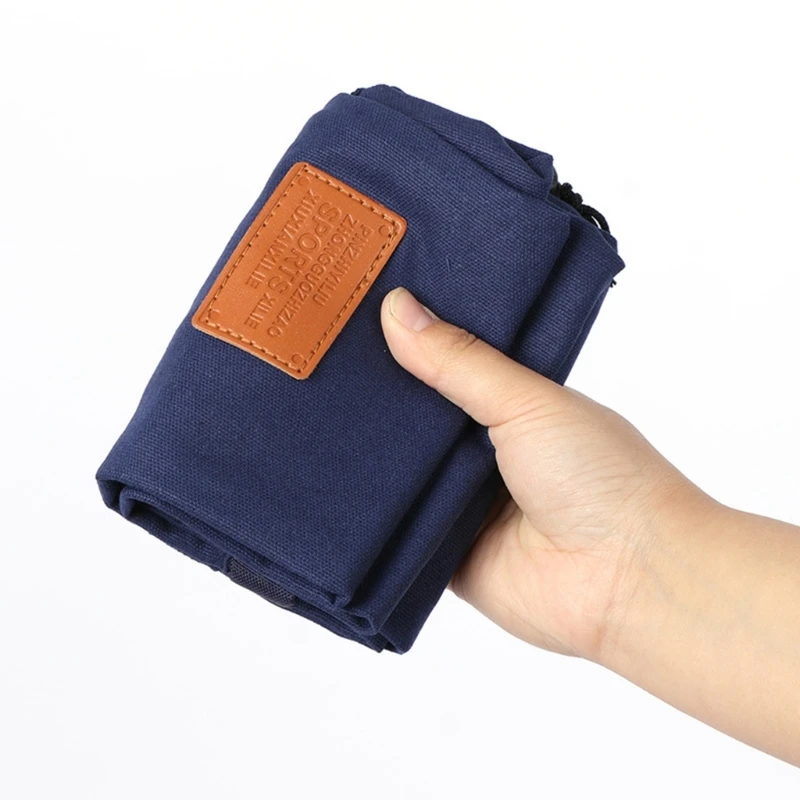 69hd tragbare Angelrute Aufbewahrung tasche Leinwand Rohr Tackle Verdickung Angel werkzeug Tasche – Detail 4