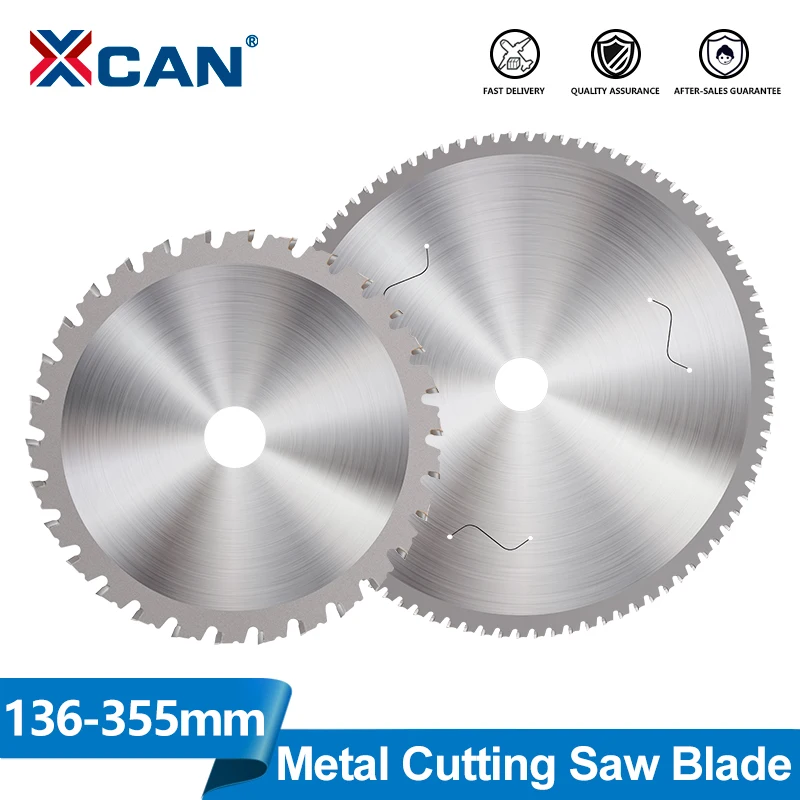 XCAN Tarcza do cięcia metalu 136/150/165/180/200/230/305/355mm Tarcza do piły tarczowej do metalu Aluminiu Żelaza Stali Tarcza do cięcia z węglika spiekanego