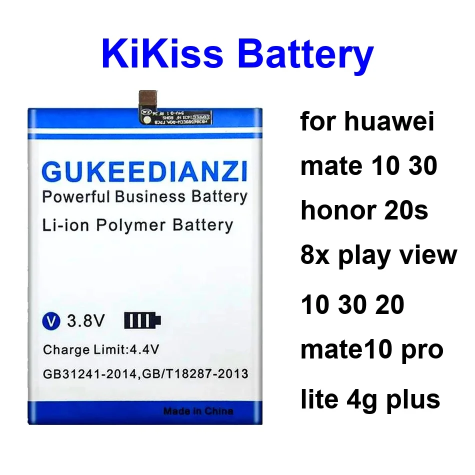 

Battery For Huawei Mate 10 30 Honor 20S 8X Play View 20 MATE10 Pro Lite 4G Plus HB486586ECW HB386589ECW HB436486ECW