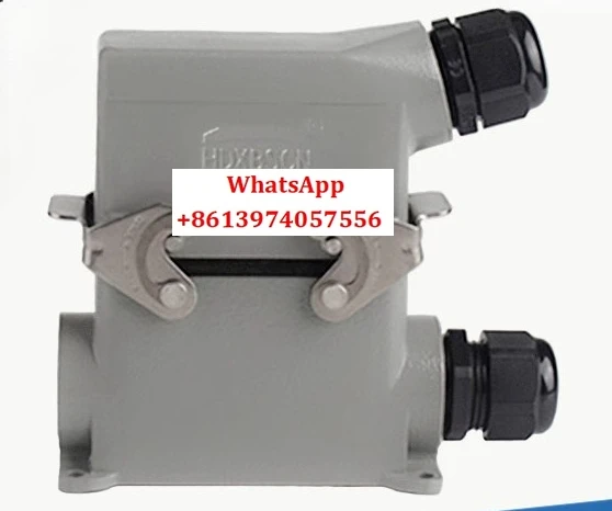 1 piece Heavy duty connector HE-016-3 16 core upper shell side outgoing double buckle base surface installation