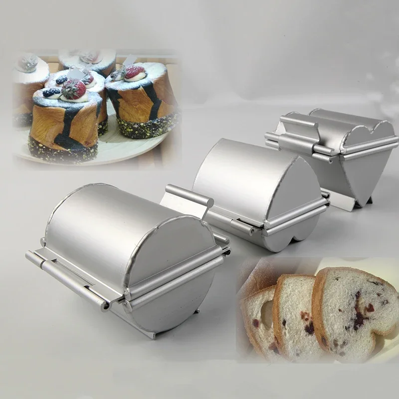 Open Close Bread Mold baguette Heart-shaped Toast Molds Bakeware Baking Bread Mold for Baking Pastry and Bakery Accessories