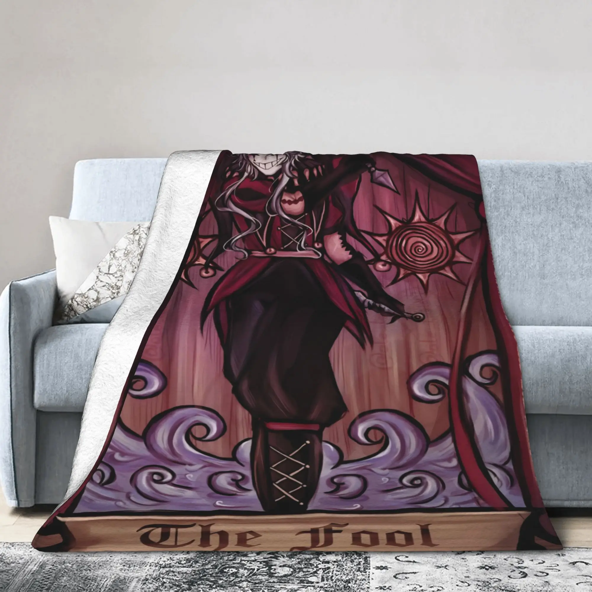 Pierrots The Freak Circus Accessories Blanket Soft Flannel  Throw Blankets Comfortable Rug Piece