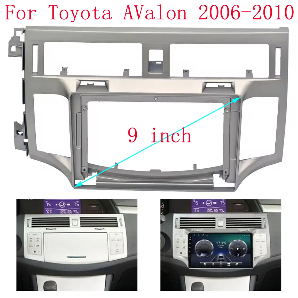 9 Inch  Toyota AValon 2006-2010 Radio Dashboard Kit Car Stereo Cloth Player Frame GPS Navigation Installation Frame