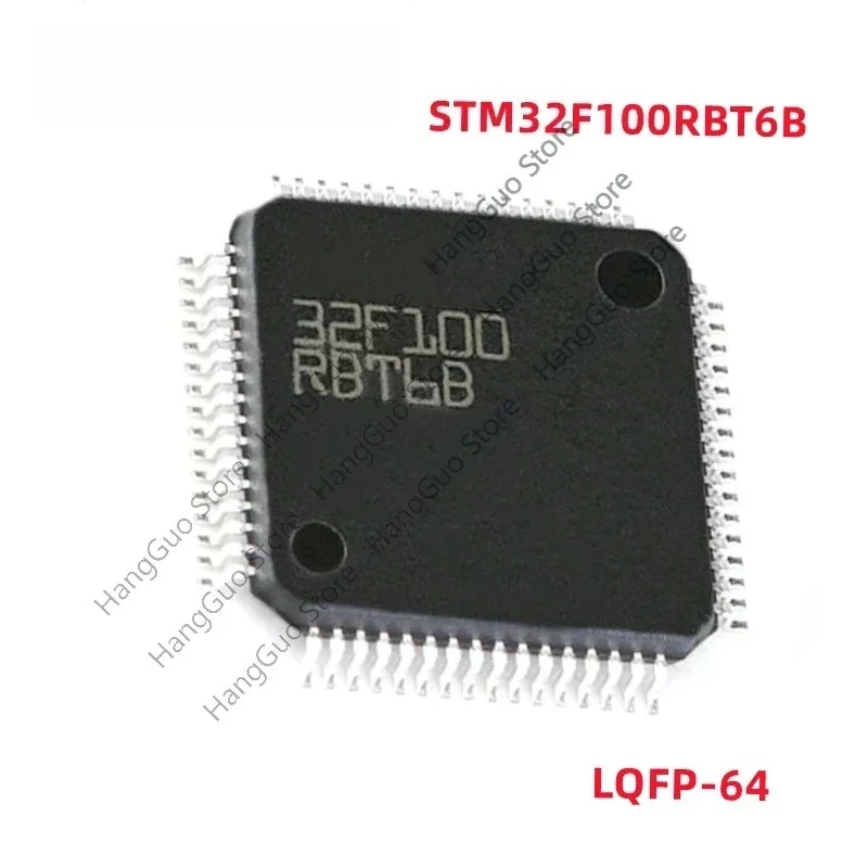 1-5PCS Original STM32F100RBT6B STM32F100RBT6 32F100 RBT6B LQFP-64 IC Chip