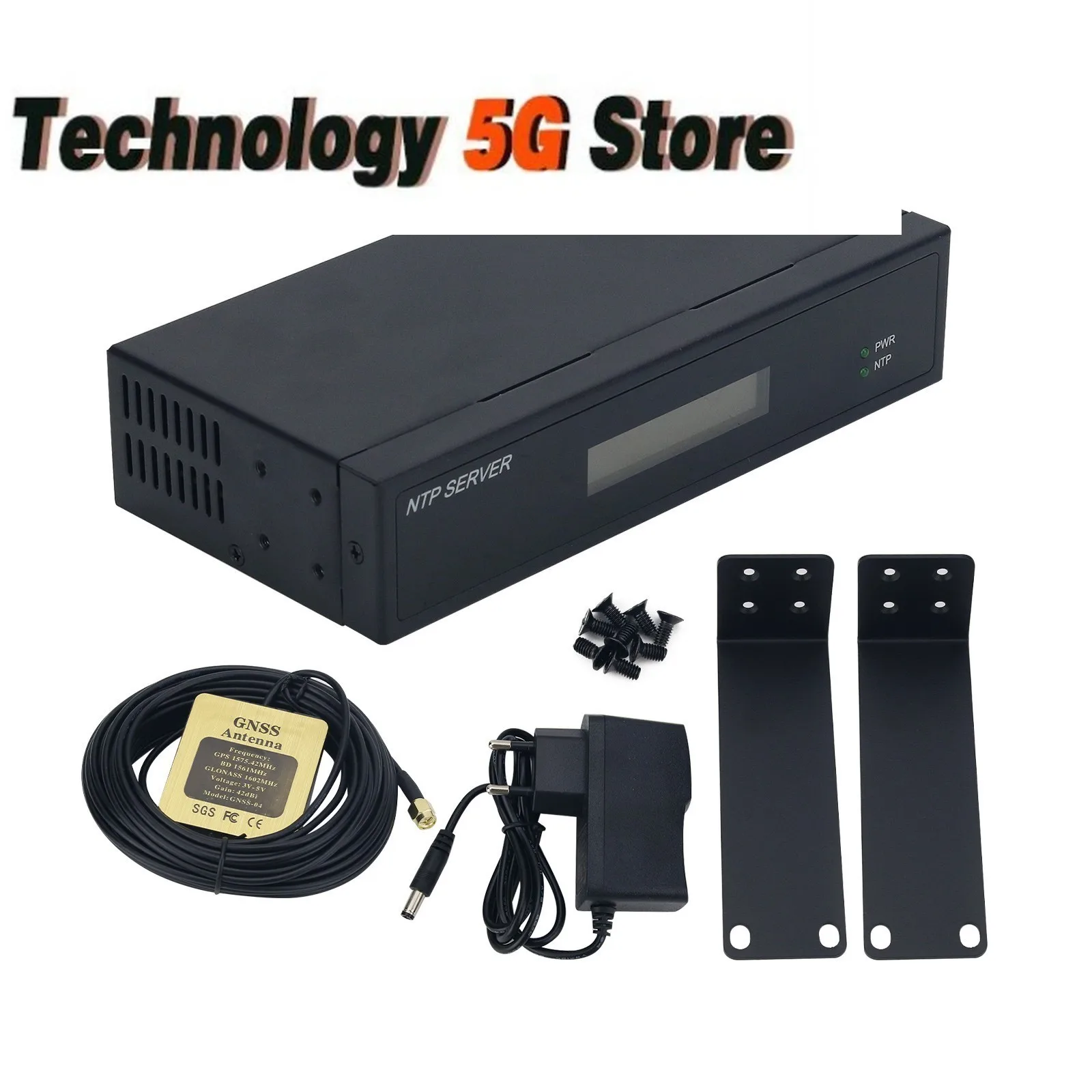 

TF-NTP-LITE NTP Server + 10m Antenna Network Time Server with Screen 2 Network Ports Support for Beidou GPS GLONASS QZSS