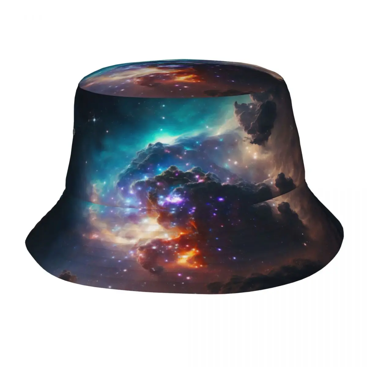 New Fashion Bucket Hats Fisherman Caps For Women Men Gorras Summer Nebula With Galaxies Space Cosmos