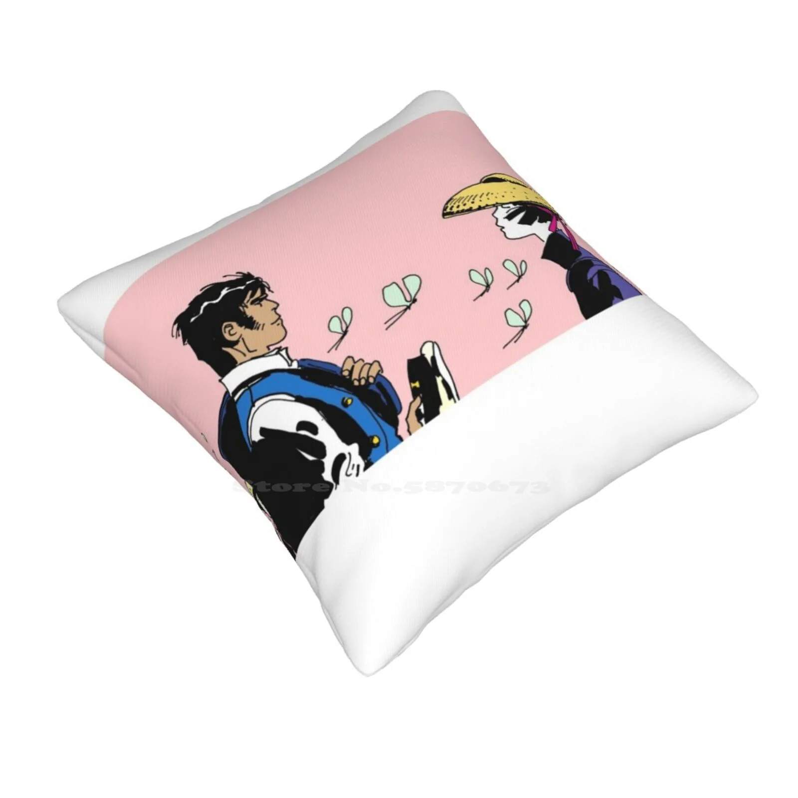 Beautiful Picture-Corto Maltese Home Sofa Car Cushion Cover Pillowcase Sailor Corto Maltese Hugo Pratt Seaman Mariner Comics