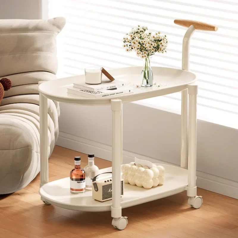 Originality Portability Salon Trolley Cream Style Storage Rack Belt Wheel Salon Trolley Modern Simplicity Carritos Furniture