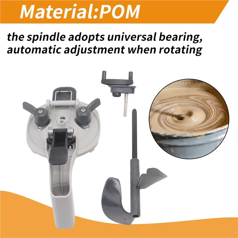 A34R Automotive Paint And Coating Mixing Slurry Cover Stirrer Paint Mixer Tools Mixing Mate Paint Lid Agitator Tool