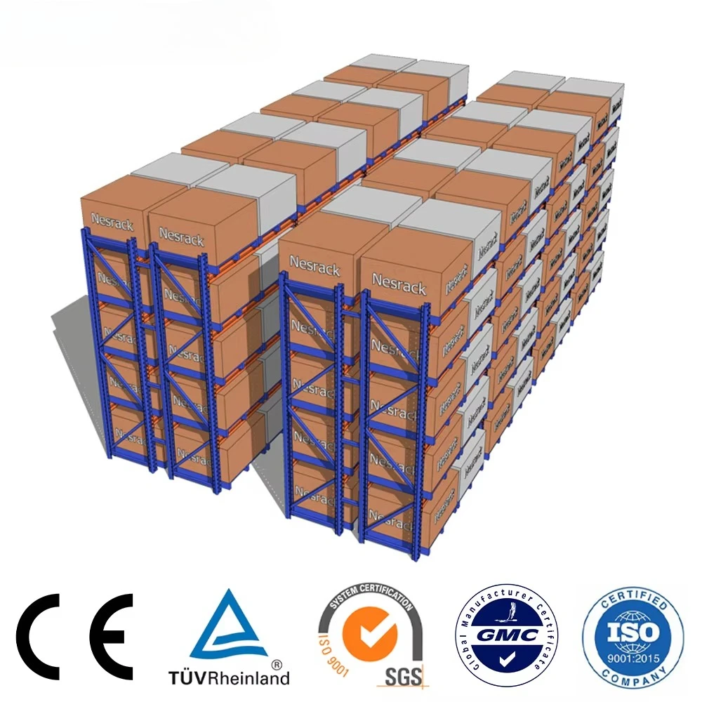 Industrial Selective Pallet Rack Corrosion-Resistant Steel Metal Storage Shelf for Warehouse Use Industrial Metal Rack