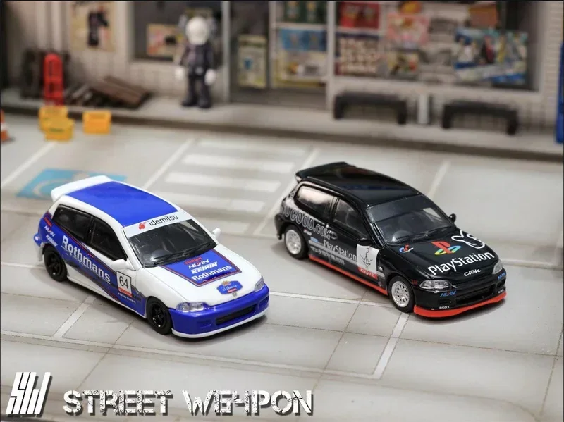 

SW 1/64 Spoon EG6 limited499 Simulation Alloy Model Cars