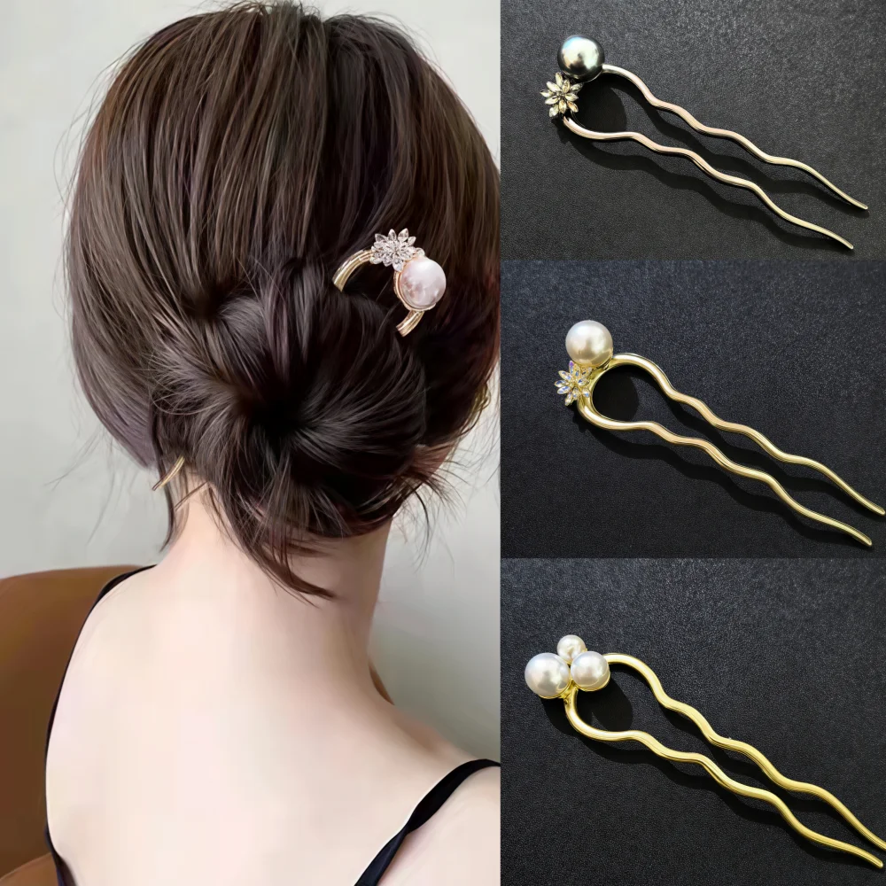 دبابيس شعر معدنية فاخرة للفتيا - مراجعة Women Fashion Hair Style وسعره