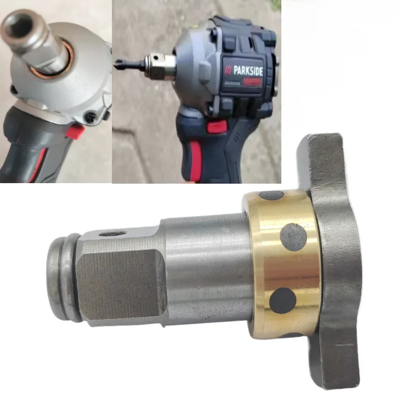 Eixo de Bigorna de Eixo de 16 mm com Bucha Wu268 278 279 Chave de Impacto Elétrica para Reparo de Modificação de Chave de Fenda Absx Parkside