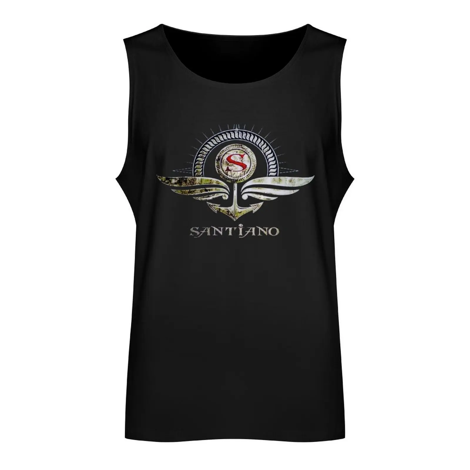 Santiano Tank Top singlet for men male top Gym t-shirt man Vest for boy