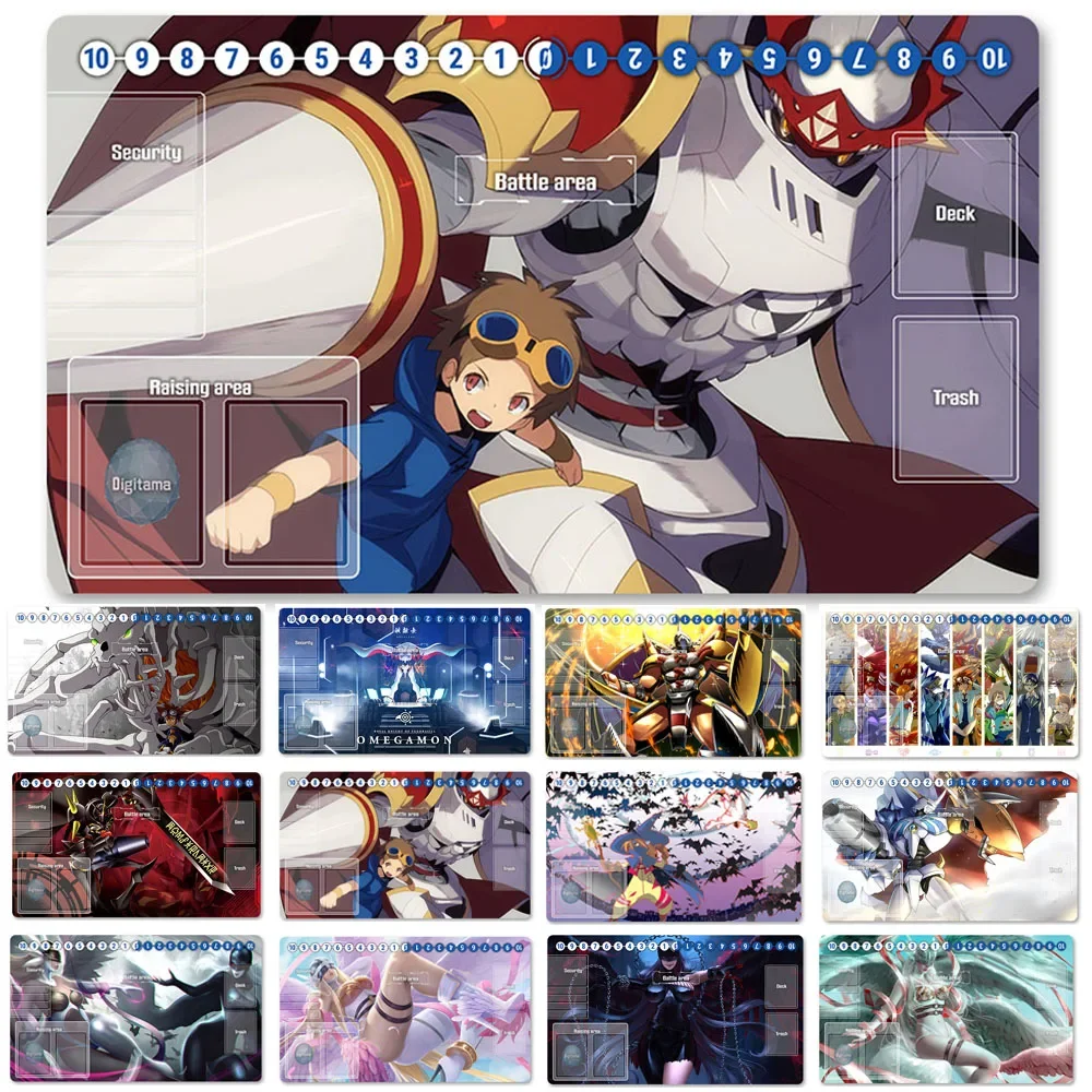 

Board Game Digimon Playmat Table Mat Size 60X35 cm Mousepad Play Mats Compatible for DTCG TCG CCG-223047