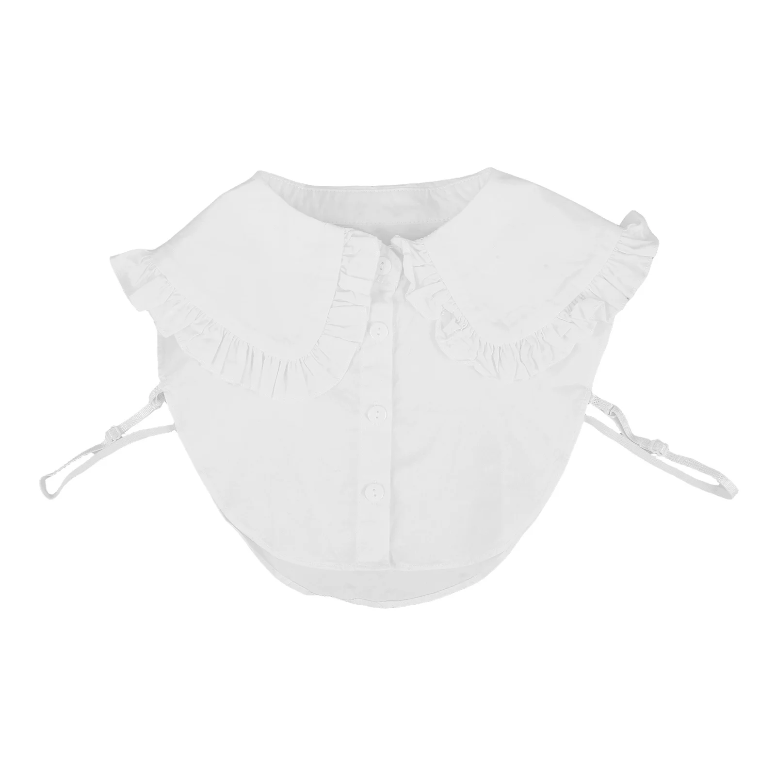 

Fake Collar For Women Detachable Cotton Round Neck Blouse Half Shirt Collar Fashionable Spring Autumn Accessory