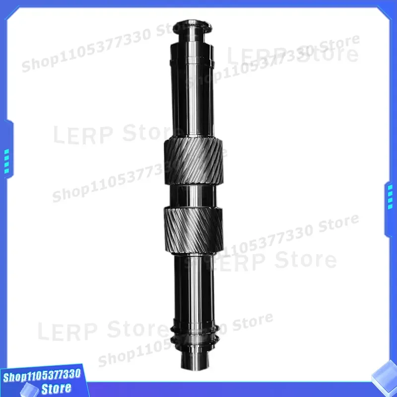 Custom Heavy Duty Steel Helical Gear Shaft High Precision CNC Machined Parts for Industrial Gearbox OEM Service Manufacturing