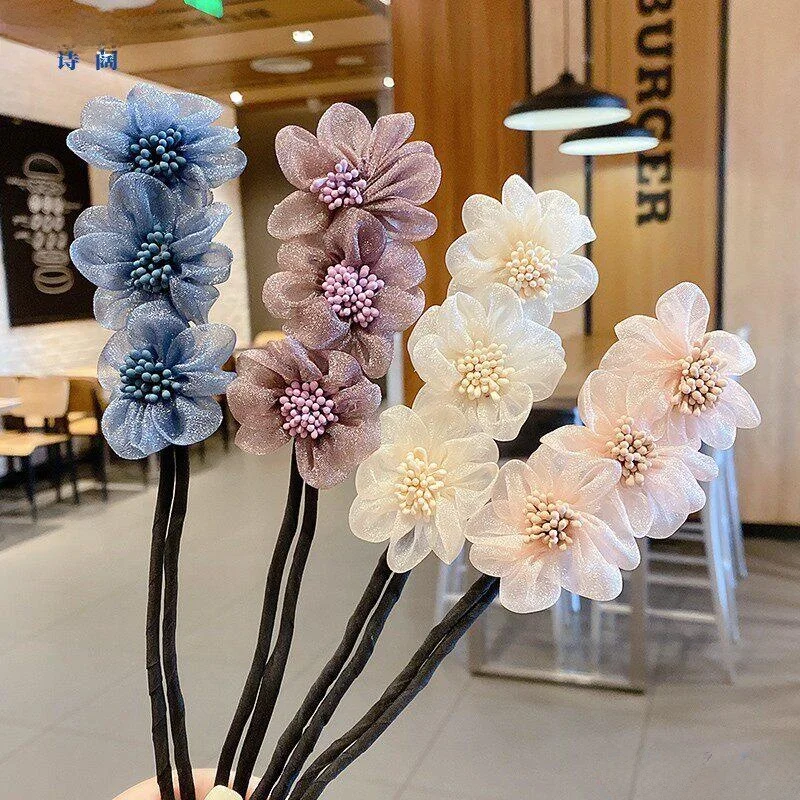 

Новая многофункциональная плойка-твистер для волос Lazy Person's Ball Head: простая в использовании, для создания прически «цветок», модный аксессуар для волос