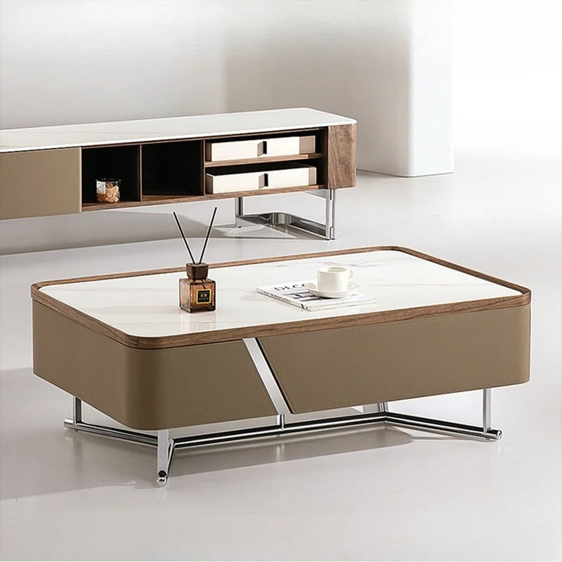 

Роскошные журнальные столики в скандинавском стиле, современный минималистичный журнальный столик в центре гостиной, мраморная креативная высококачественная мебель для дома FYCT