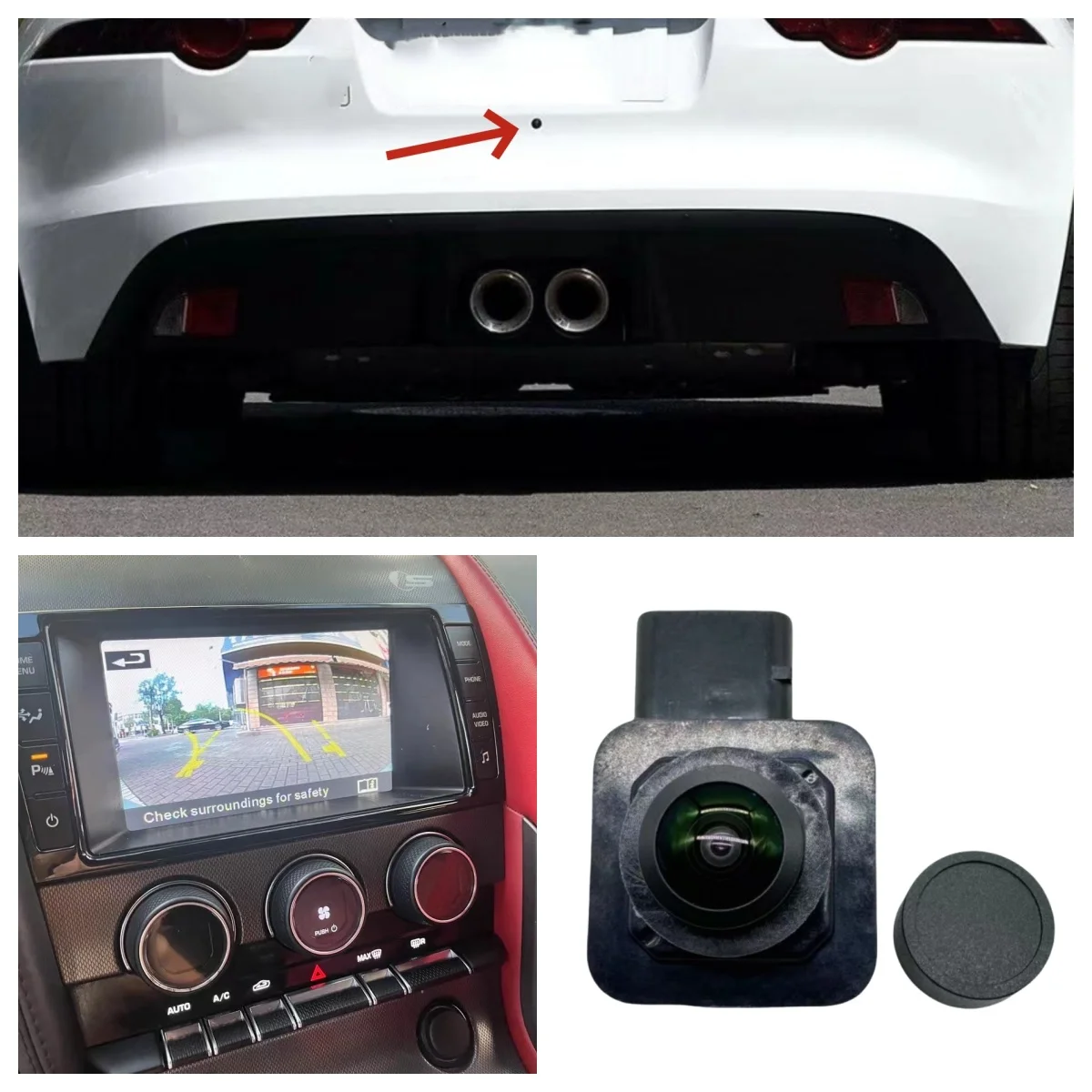 

Подходит для Jaguar F-Type Coupe 2013-2018: Запасная камера заднего вида Ex53-19G490-Ag